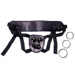 Universal Harness Black με τρεις κρίκους - Image 2