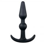 Silicone Butt Plug, black - Image 2
